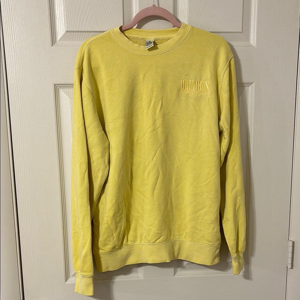 Yellow Crewneck Sweater